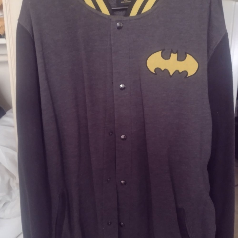 Batman button up sweatshirt